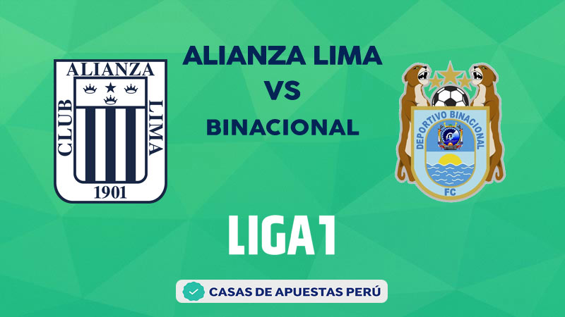 Alianza Lima vs Binacional pronostico de la Liga 1 Perú