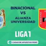 Binacional vs Alianza Universidad pronostico de la Liga 1 Perú