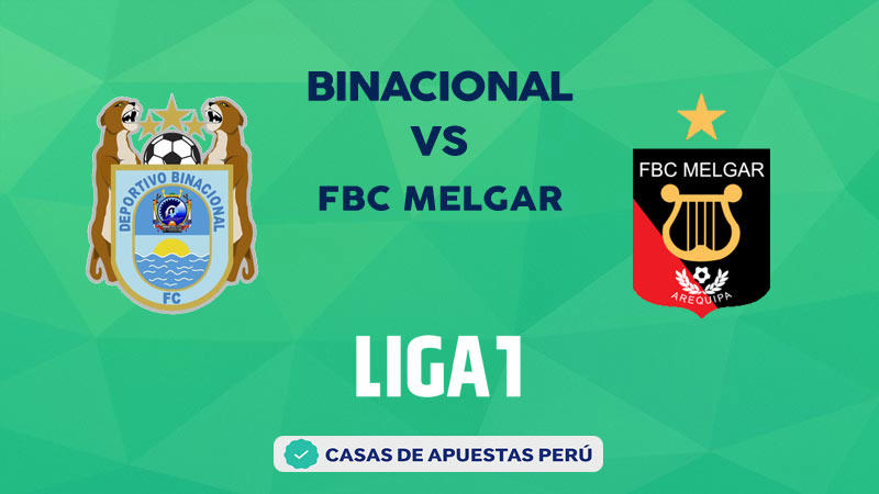 Binacional vs Melgar pronostico de la Liga 1 Perú