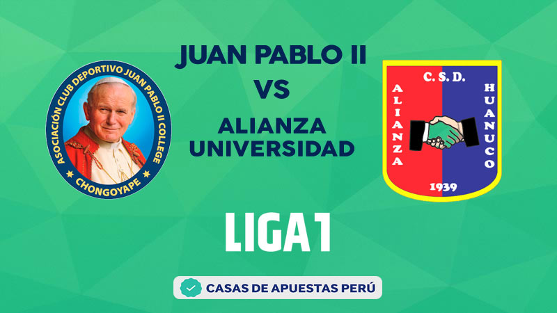 ADC Juan Pablo II vs Alianza Universidad pronostico de la Liga 1 Perú