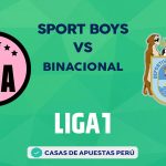 Sport Boys vs Binacional pronostico de la Liga 1 Perú