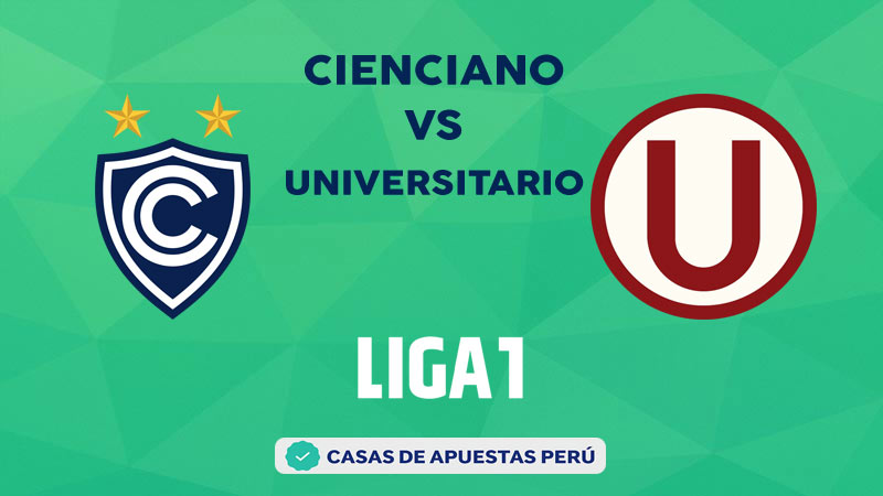 Cienciano vs Universitario pronostico de la Liga 1 Perú
