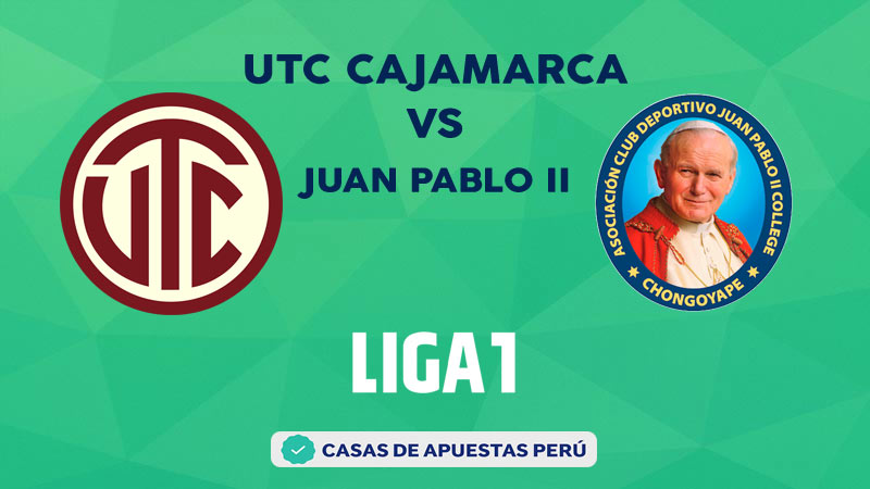 UTC Cajamarca vs Juan Pablo II College pronostico de la Liga 1 Perú
