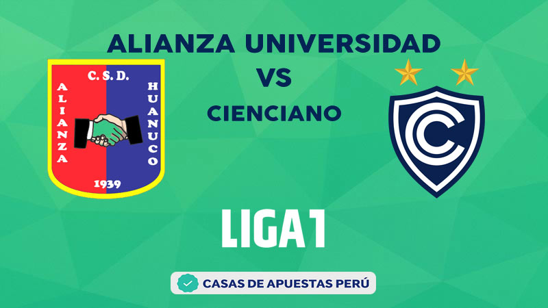 Alianza Universidad vs Cienciano pronostico de la Liga 1 Perú