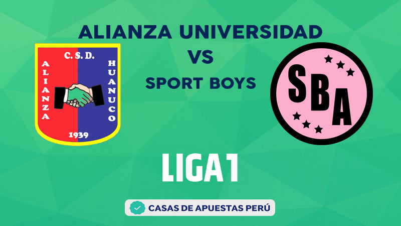 Alianza Universidad vs Sport Boys pronostico de la Liga 1 Perú