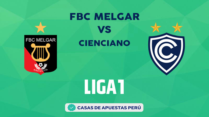 FBC Melgar vs Cienciano pronostico de la Liga 1 Perú