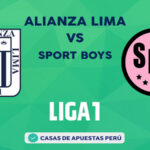 Alianza Lima vs Sport Boys pronostico de la Liga 1 Perú