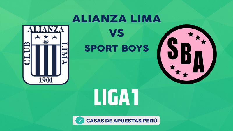 Alianza Lima vs Sport Boys pronostico de la Liga 1 Perú