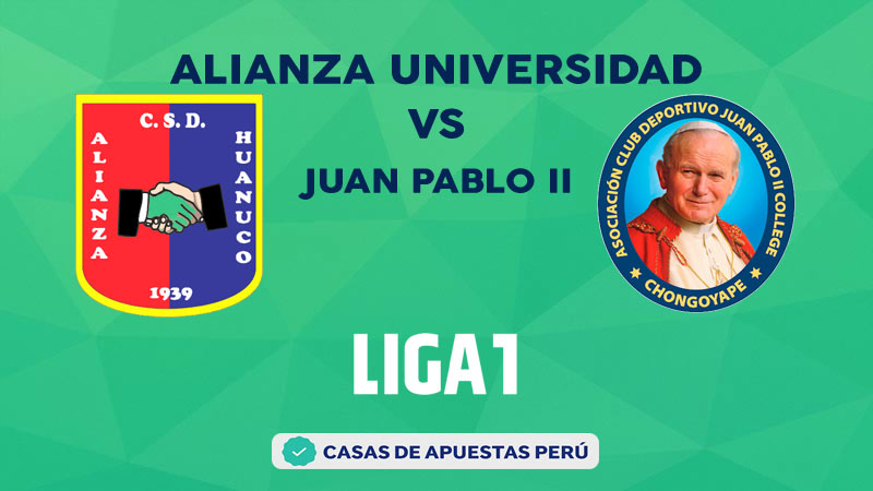 Alianza Universidad vs Juan Pablo II College pronostico de la Liga 1 Perú